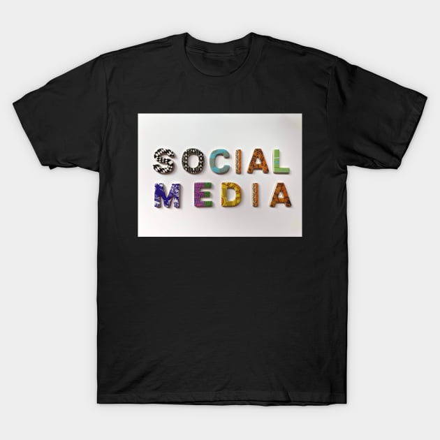 Social Media T-Shirt by djil13